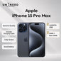 Apple / iPhone 15 Pro Max / A2849 / Genuine Original Apple Device, Authentic Hardware, Free Charging Cable Included Good Condition Refurbished Used Iphone