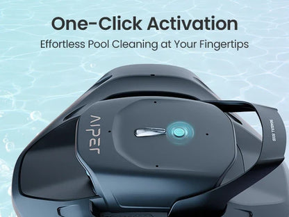 Aiper Seagull 800B Smart Pool Robot Cleaner,Powerful 1320GPH Suction,,Suit For Above Ground Pools,180μm Filter Tray,Battery Up to 90-Mins,WaterProof IPX8,Refurbished