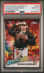Graded 2023 Topps Chrome Logofractor Edition Gunnar Henderson #FS3 Future Stars Rookie RC Baseball Card PSA 10 Gem Mint