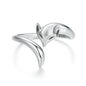WOSTU 925 Sterling Silver Cat Pet Adjustable Rings For Women Animal Dog Open Ring Family Daughter Birthday Jewelry Girl Gift
