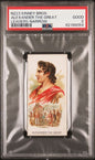 Graded 1889 N222 Kinney Bros. Leaders Alexander the Great Baseball Tobacco Card PSA 2 Good