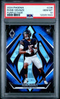 Graded 2024 Panini Phoenix Rome Odunze #236 Purple Fade Rookie RC Football Card PSA 10 Gem Mint