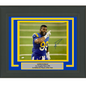 Framed Autographed/Signed Aaron Donald Los Angeles LA Rams 16x20 Football Photo JSA COA #5