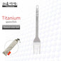 TiTo Outdoor Camping Titanium Spork 13.8g Ultralight Titanium Spoon Long Handle Spoon Outdoor Camping Picnic Titanium Fork