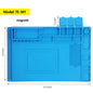 Drone Professional Maintenance Work Pad with Magnetic Insulation Heat-resistant Workbench Anti-scalding Mat for Soldering