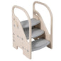 Adjustable 3-Step Helper Stool with Safety Handles and for kids