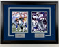 Framed Troy Aikman and Michael Irvin Dallas Cowboys 17x23 Dual Football Photo