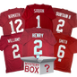 Autographed/Signed Alabama University College Football Jersey Mystery Box with PSA JSA or Beckett COA