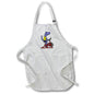Apron - Funny Cute Trex Dinosaur on Spin Cycle Spin Class Indoor Cycling Bike Sports and Hobbies