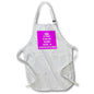 Apron - Keep Calm And Use A Safeword White Text On Pink Typography - Fun Parody