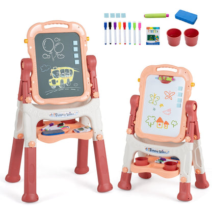Kids Art Easel with Adjustable Height & 22 Accessories