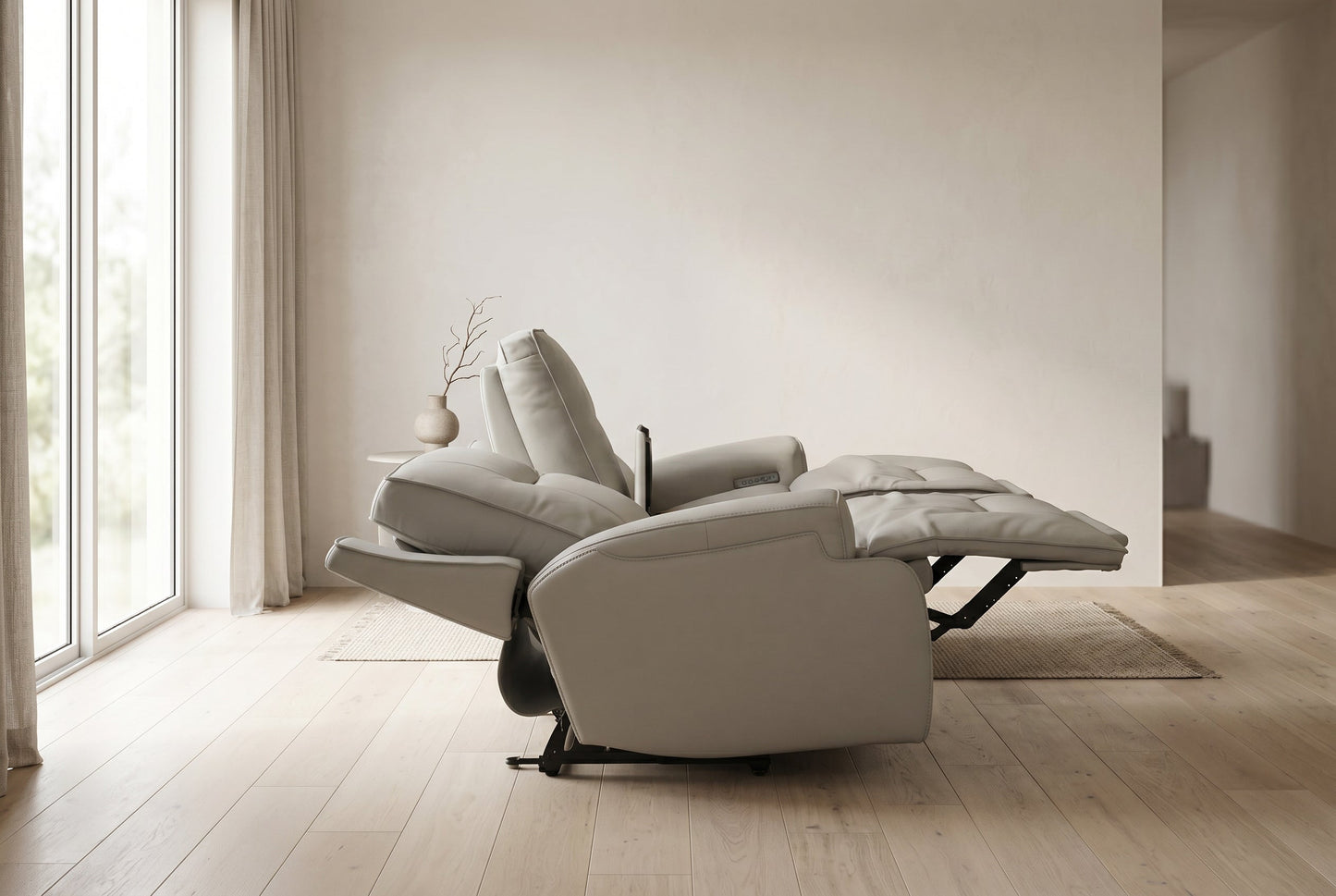 Atlas Fog 3-Piece Power Reclining Living Room Set