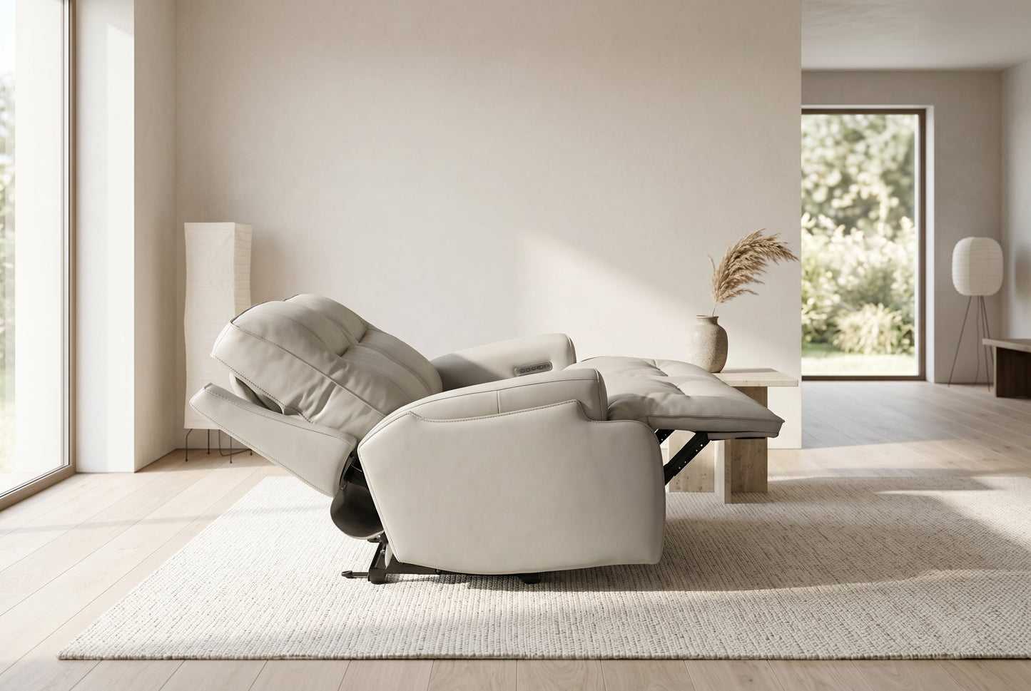Atlas Fog 2-Piece Power Reclining Sofa Set