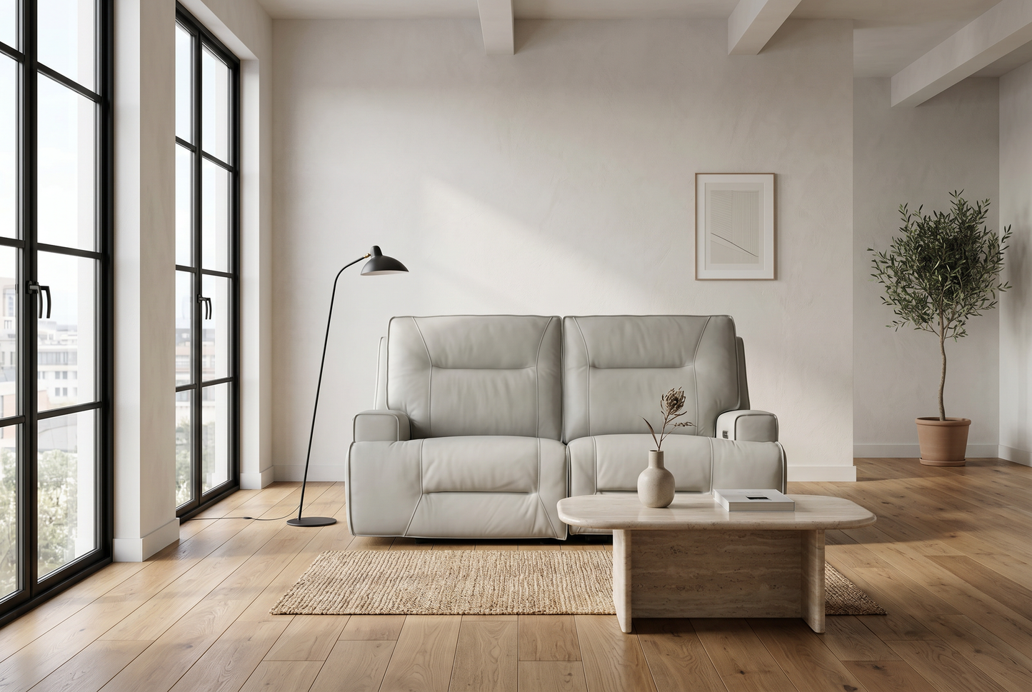 Atlas Fog 3-Piece Power Reclining Living Room Set