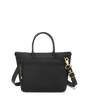 Dot Tote | Black Nylon + Black Leather