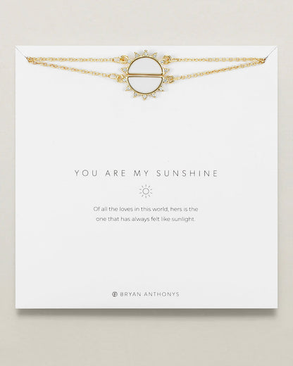 You Are My Sunshine Necklace