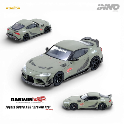 INNO64 Toyota Supra A90 Darwin Pro Matt Green 1:64