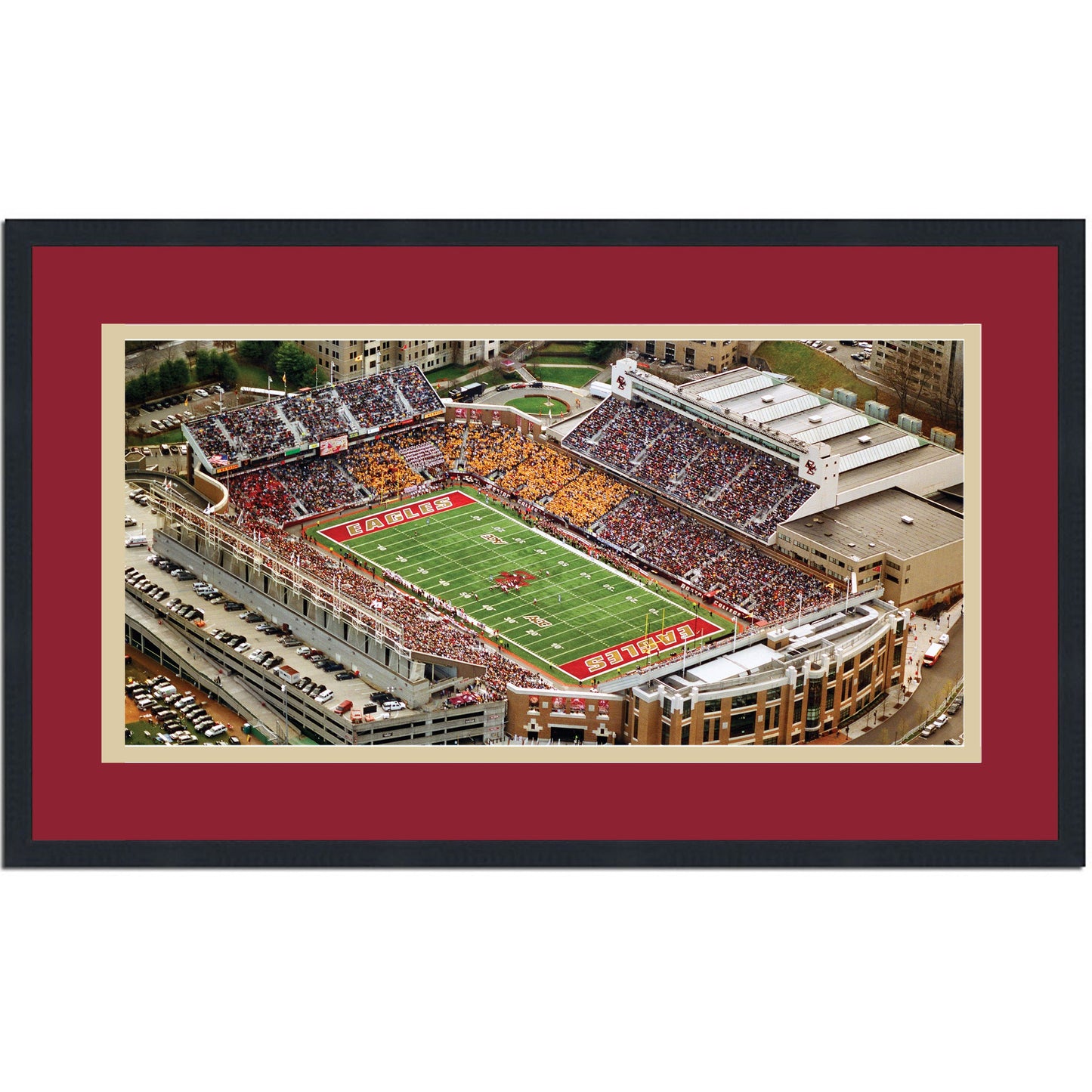 Framed Alumni Stadium Boston College Eagles 16x24 NCAA Football Photo Professionally Matted