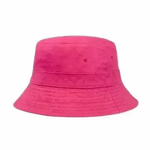 Canvas Bucket Hat - Washed Cotton Moldable Brim - UPF Sun Protection