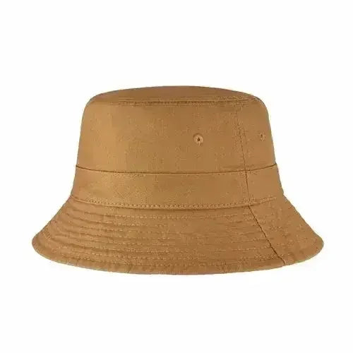 Canvas Bucket Hat - Washed Cotton Moldable Brim - UPF Sun Protection