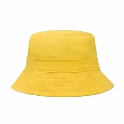 Canvas Bucket Hat - Washed Cotton Moldable Brim - UPF Sun Protection