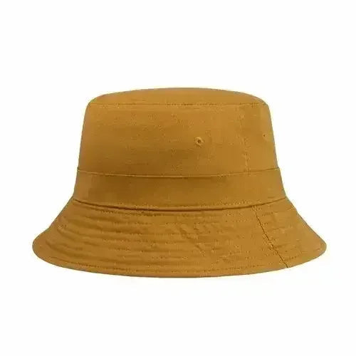 Canvas Bucket Hat - Washed Cotton Moldable Brim - UPF Sun Protection