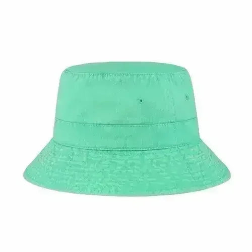 Canvas Bucket Hat - Washed Cotton Moldable Brim - UPF Sun Protection