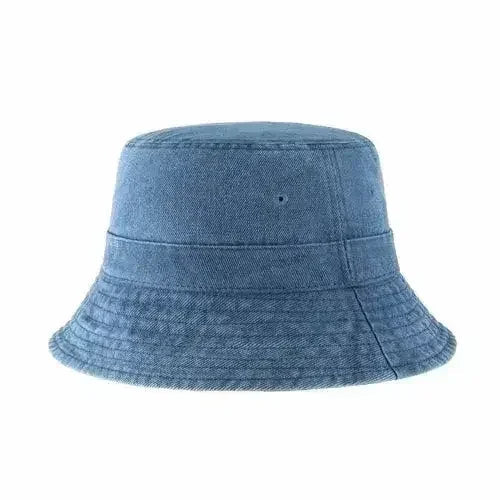 Canvas Bucket Hat - Washed Cotton Moldable Brim - UPF Sun Protection