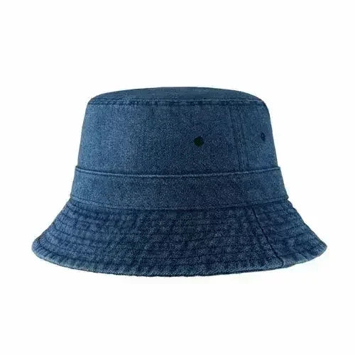 Canvas Bucket Hat - Washed Cotton Moldable Brim - UPF Sun Protection