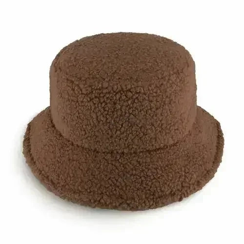 🧸 ChoKoLids Sherpa Bucket Hat – Soft Comfort Meets Sun Protection
