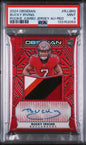Graded 2024 Obsidian Bucky Irving #RJJBIG /75 Rookie Jumbo Jersey Red Auto Rookie RC Football Card PSA 9 Mint