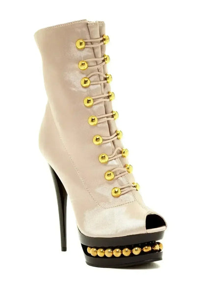 BLAKEE Satin Heels - 6" Stiletto Platform - Ultimate Night Out Shoes