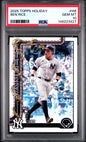 Graded 2025 Topps Holiday Ben Rice #H8 Rookie RC Baseball Card PSA 10 Gem Mint