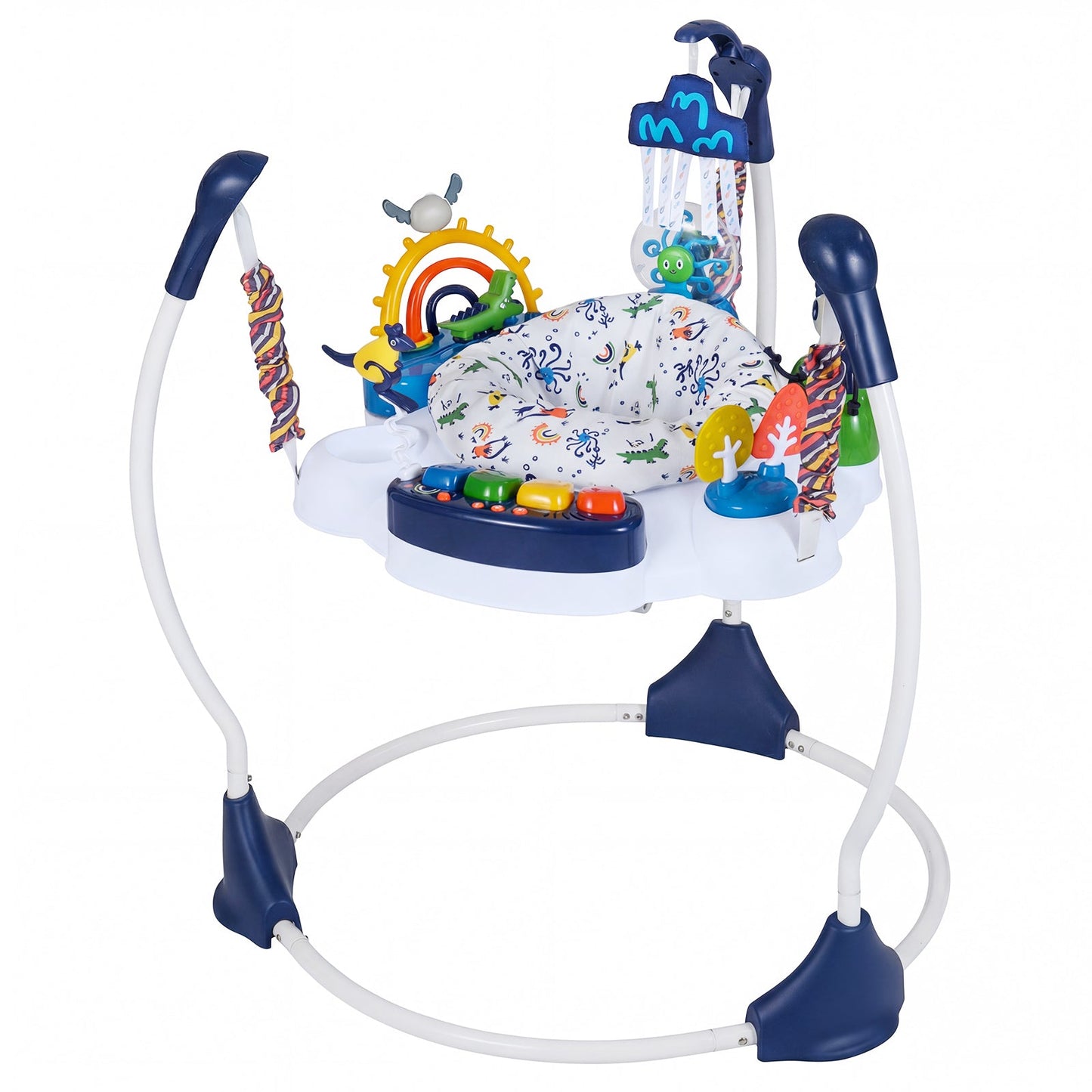 Baby Activity Center Baby Jumper and Bouncer with 6 Interactive Toys Lights and Music