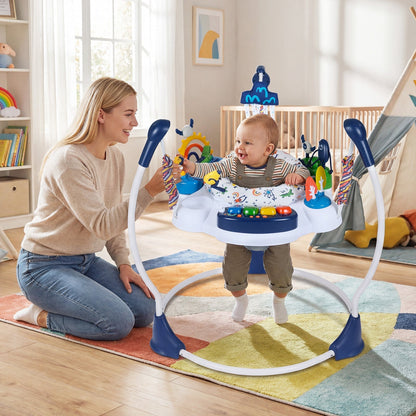 Baby Activity Center Baby Jumper and Bouncer with 6 Interactive Toys Lights and Music