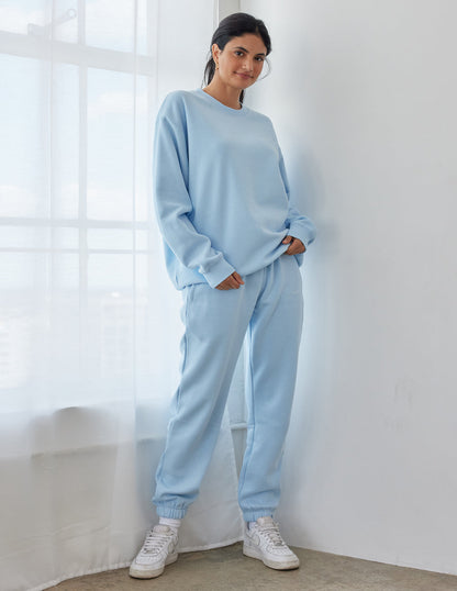 Basics Dream Blue Unisex Crewneck