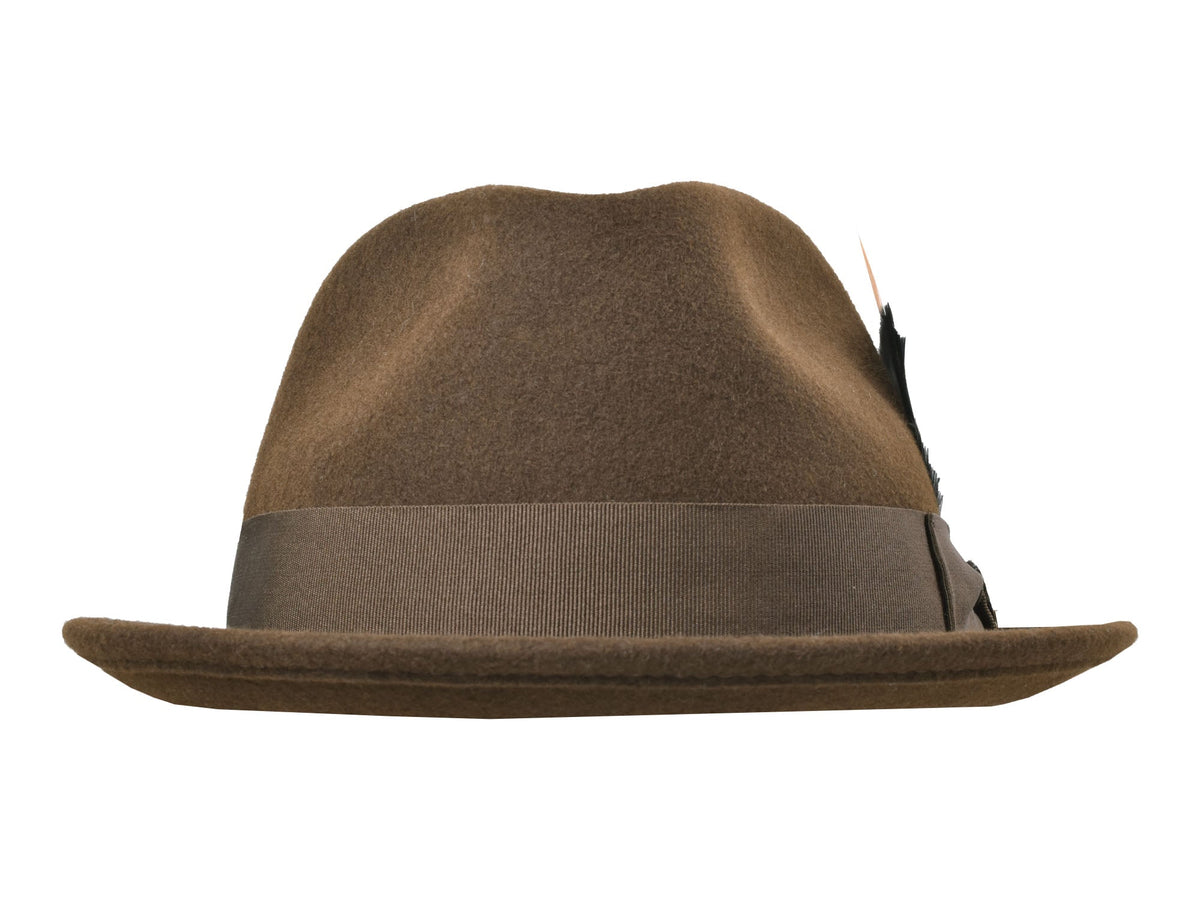 Wool Felt Fedora Hat Classic Roma Stingy