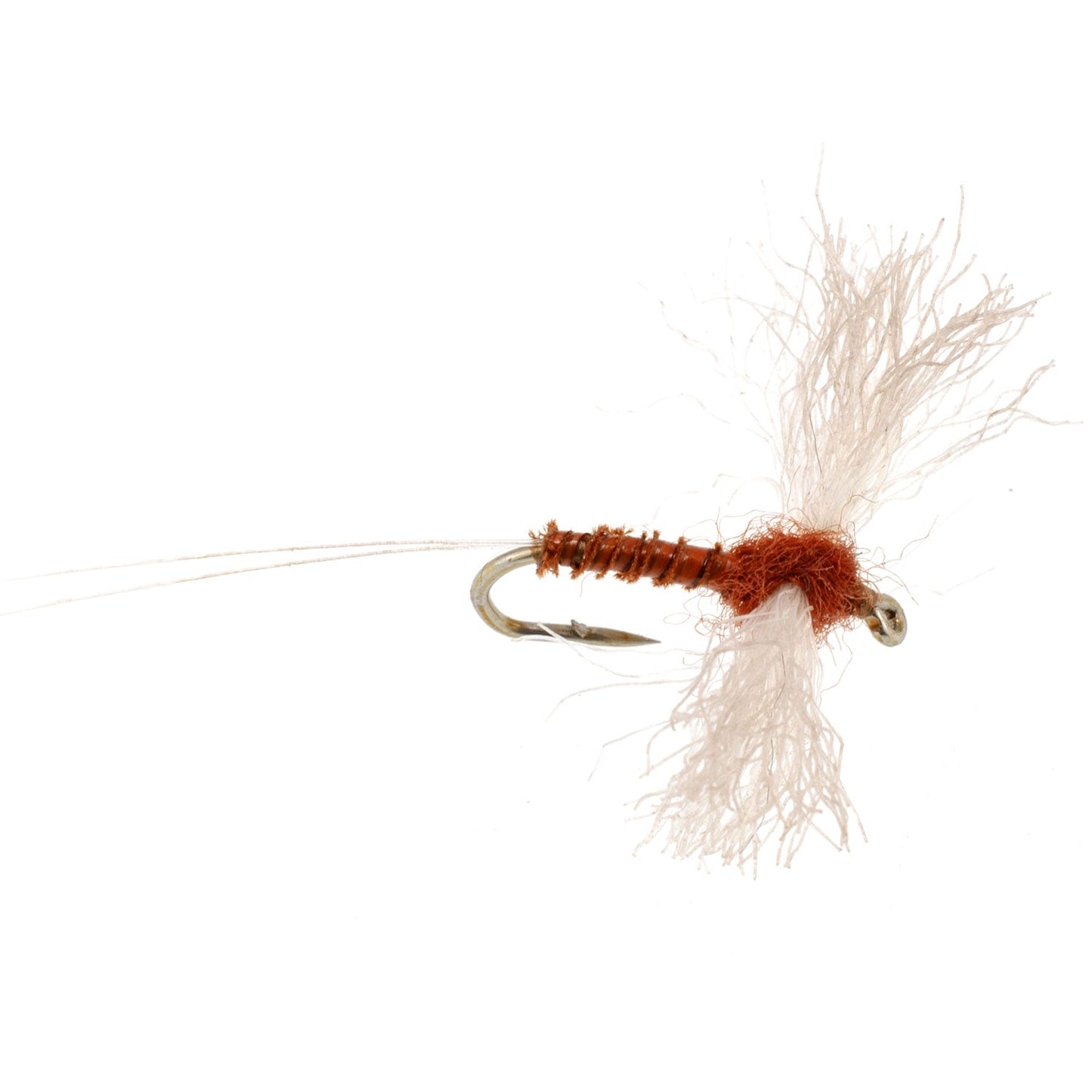 3 Pack Rusty Spinner Z-Lon Wing Biot Body Flies Hook Size 12