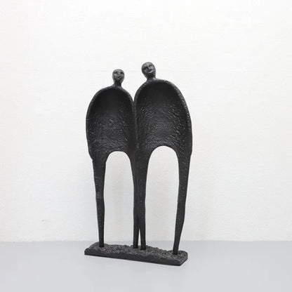Black Matte Cube Sculpture