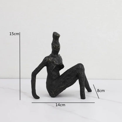 Black Matte Cube Sculpture