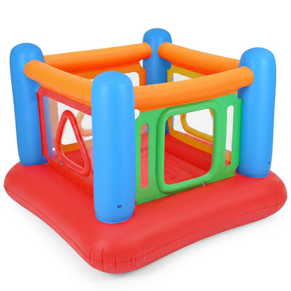 Inflatable Bounce House for Kids with Transparent Side Walls