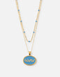 Blue Highs and Lows Necklace Set
