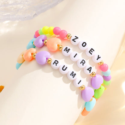 K-POP Girl Group Fandom Beaded Bracelet Set