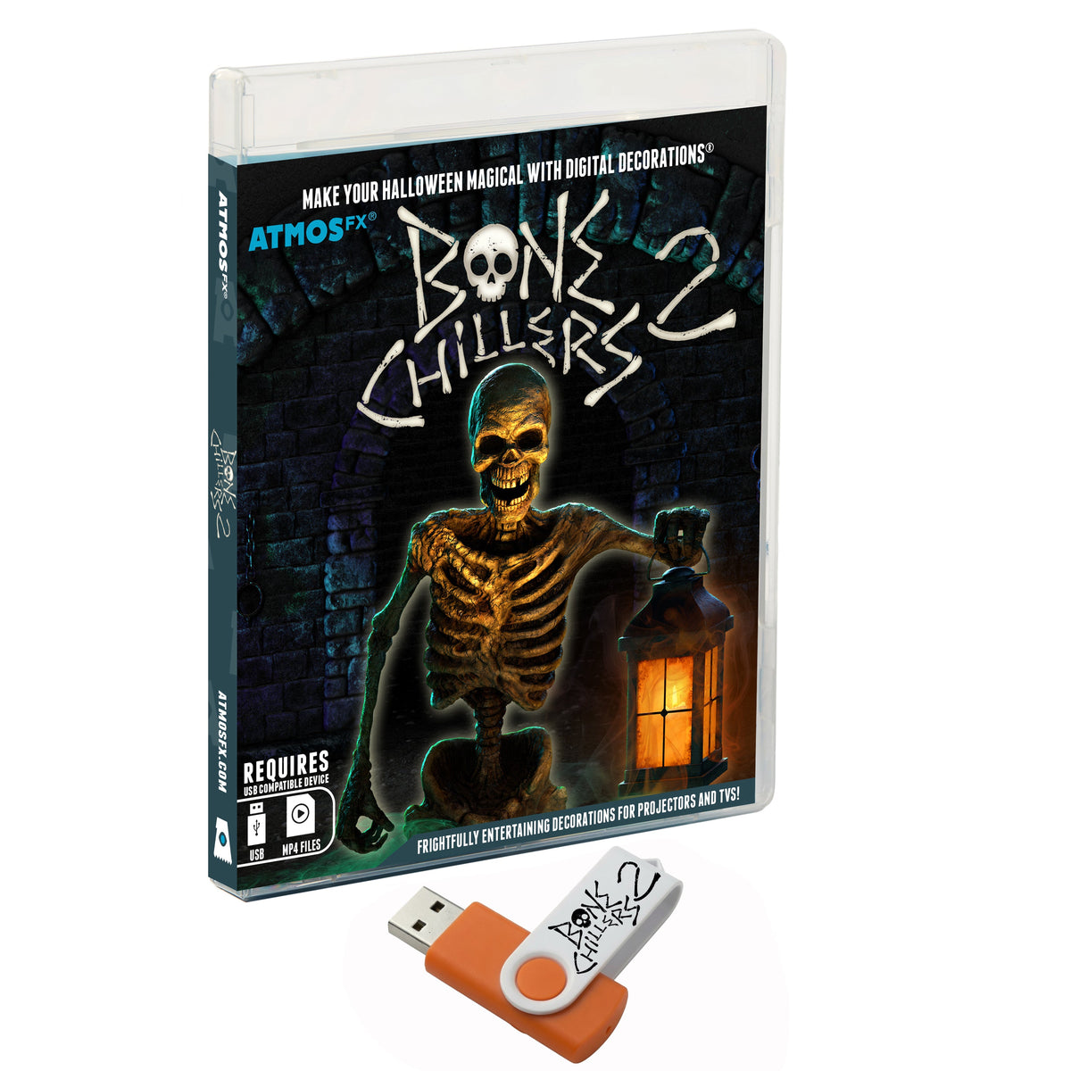 AtmosFX Bone Chillers 2 Halloween Digital Decoration on USB
