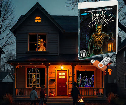 AtmosFX Bone Chillers 2 Halloween Digital Decoration on USB