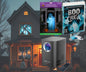 HoliScapes® USB Projector Kit - Boo Crew + Projector + 5.5 ft x 9 ft Projection Screen