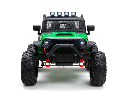 BOOM BOOM The BUFFALO Children's Off-Road Kids Car 24V 4X4 Ride-On Toy with 2 Seats Magic Cars Parental Remote Control - Perfect Present for Little Boys and Girls