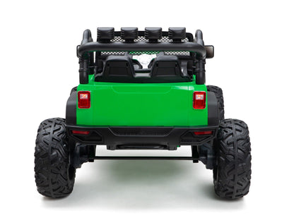 BOOM BOOM The BUFFALO Children's Off-Road Kids Car 24V 4X4 Ride-On Toy with 2 Seats Magic Cars Parental Remote Control - Perfect Present for Little Boys and Girls