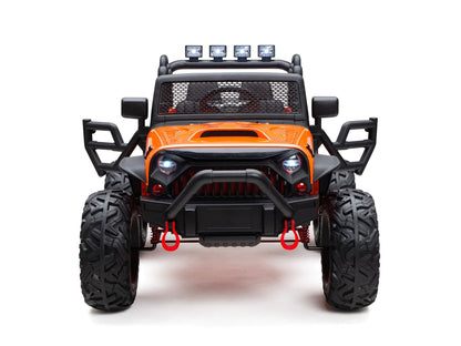BOOM BOOM The BUFFALO Children's Off-Road Kids Car 24V 4X4 Ride-On Toy with 2 Seats Magic Cars Parental Remote Control - Perfect Present for Little Boys and Girls