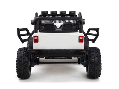 BOOM BOOM The BUFFALO Children's Off-Road Kids Car 24V 4X4 Ride-On Toy with 2 Seats Magic Cars Parental Remote Control - Perfect Present for Little Boys and Girls